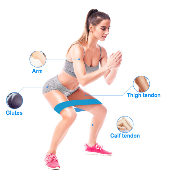 Resistance Bands – Heavy-Duty Elastic Exercise Bands for Glutes, Legs & Full-Body Fitness, Gym & Home Workouts