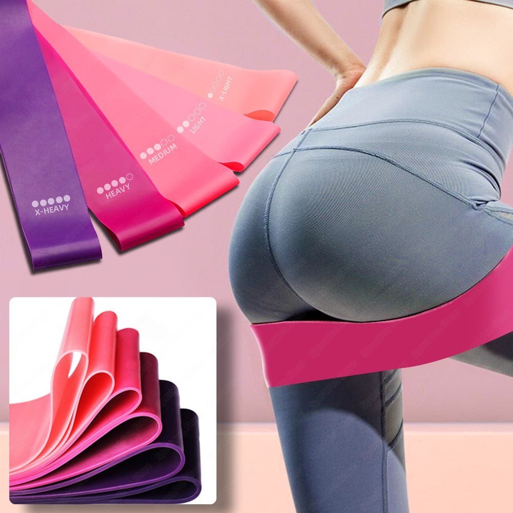 Resistance Bands – Heavy-Duty Elastic Exercise Bands for Glutes, Legs & Full-Body Fitness, Gym & Home Workouts