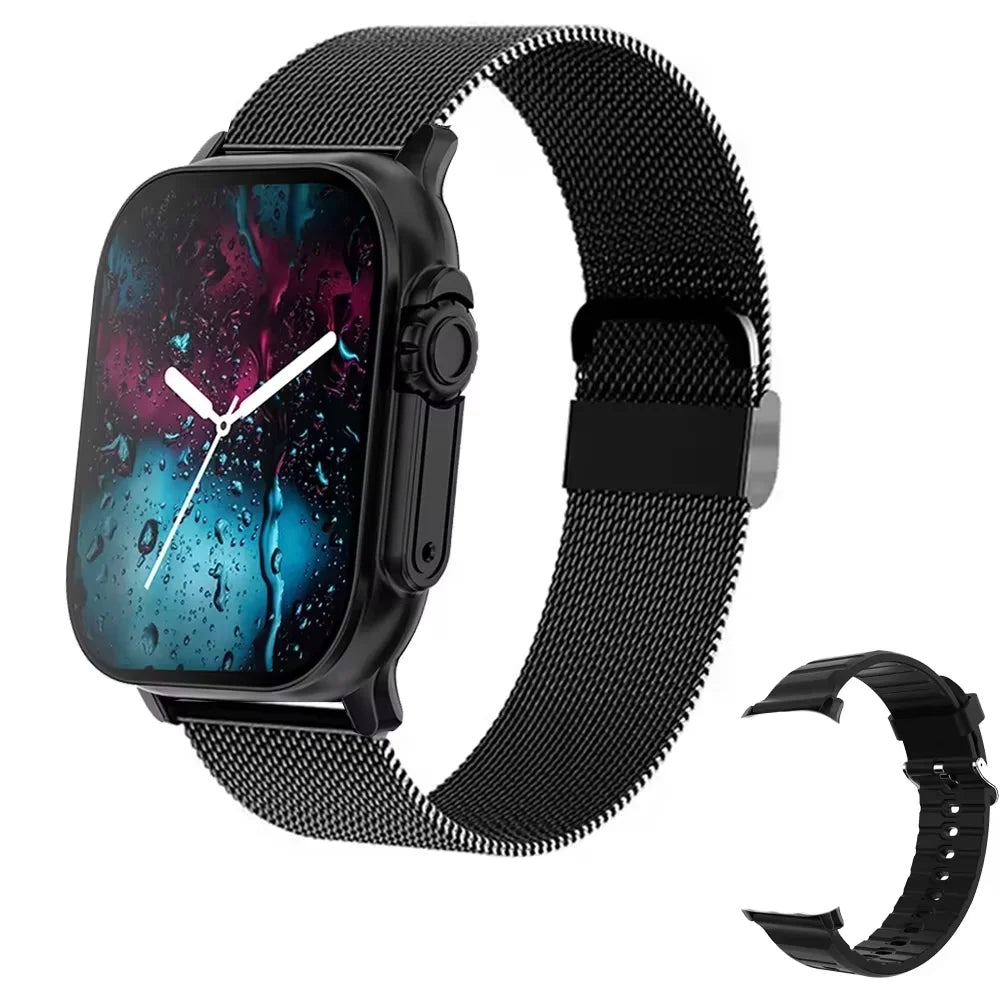 Smart Watch for Men – 2.01" HD Display, Bluetooth Call, Fitness & Health Tracking, 100+ Sports Modes, Android & iOS Compatible