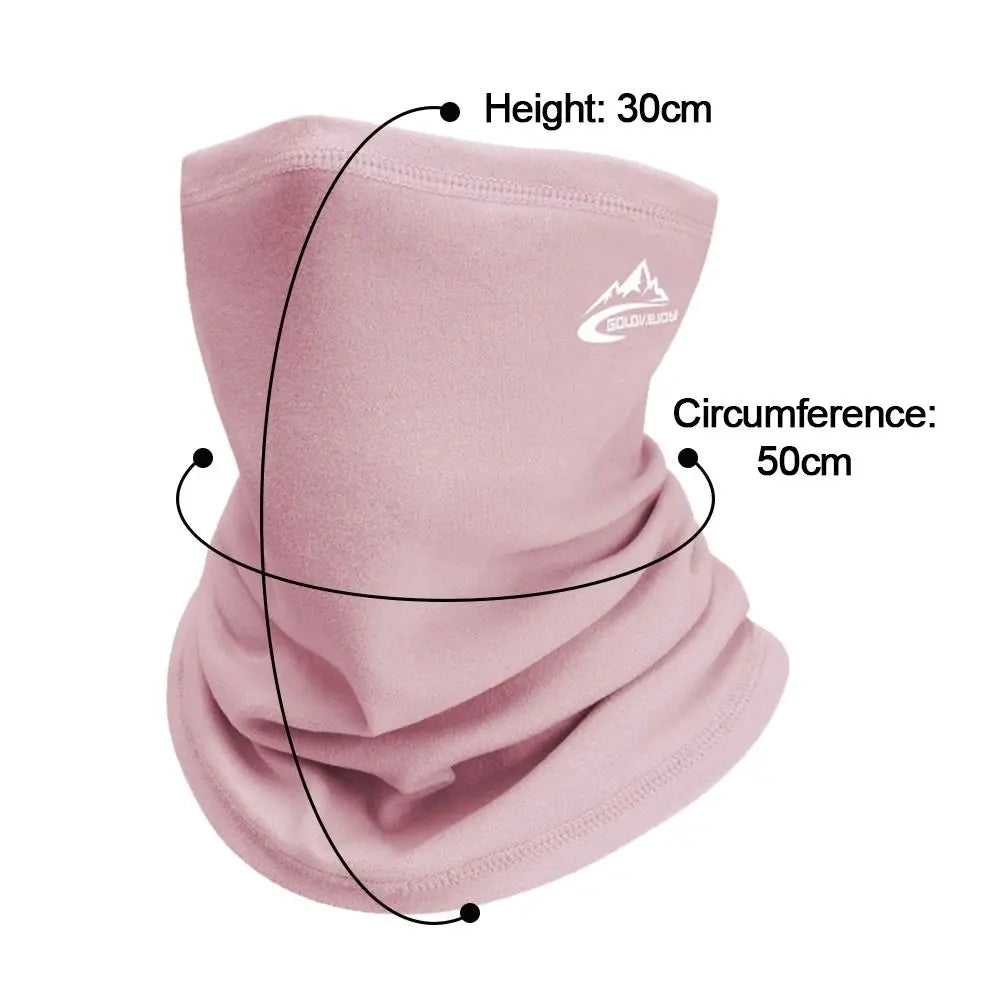 Unisex Thermal Winter Neck Warmer – Soft Velvet Windproof Face Cover for Men & Women