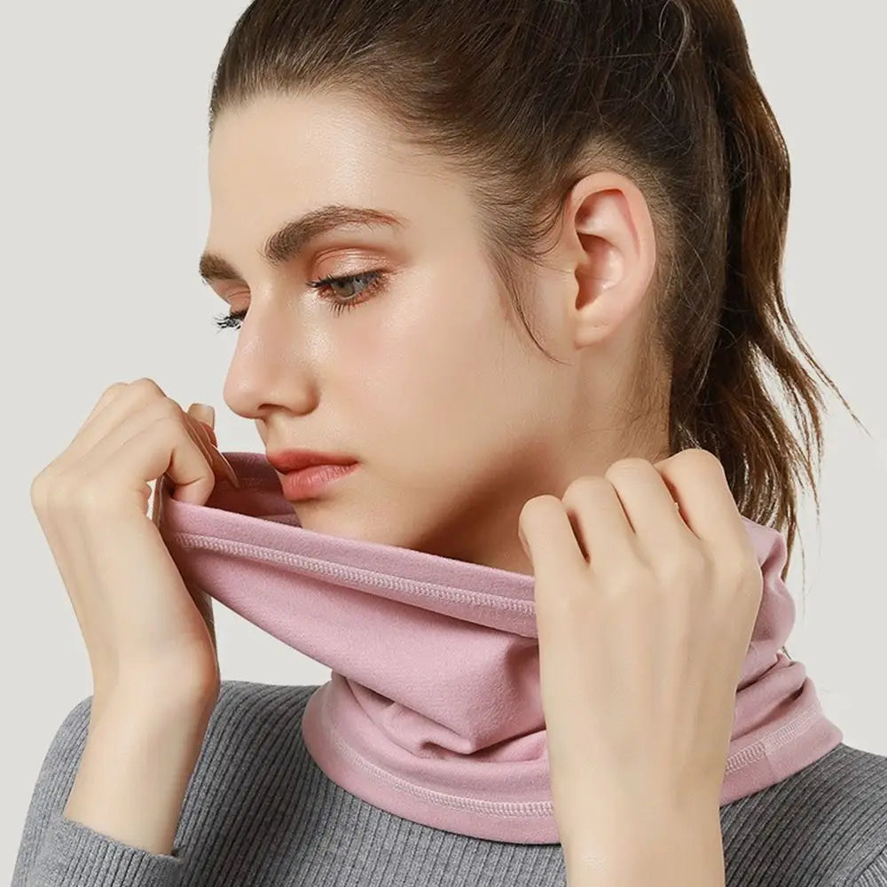 Unisex Thermal Winter Neck Warmer – Soft Velvet Windproof Face Cover for Men & Women