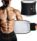 Waist Trainer Sweat Belt – Adjustable Workout Waist Belt for Men & Women, Fitness & Exercise Support