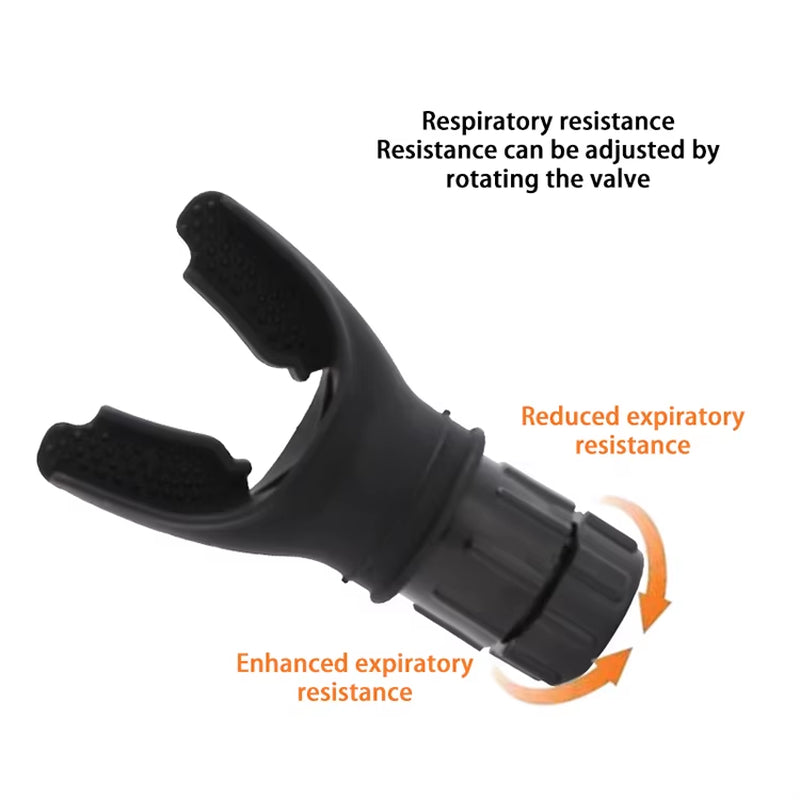 Durable Breathing Fitness Exerciser Increases Lung Capacity Breath Trainer Lung Flexer Adjustable Levels Respiratory